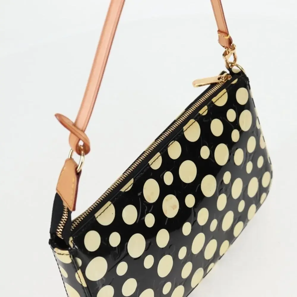 Louis Vuitton Monogram Vernis Yayoi Kusama Pochette Accessoires Pouch Black